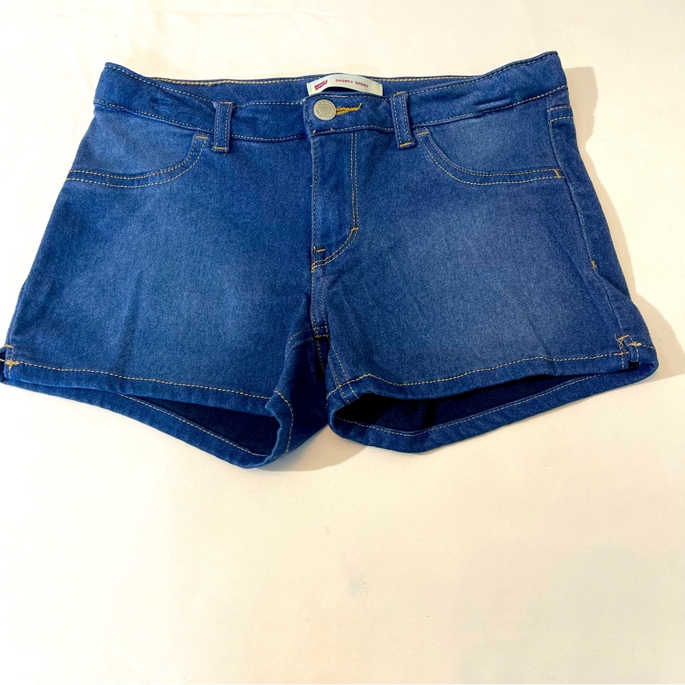 LEVIS SHORTY SHORTS-KIDS , Size 14 R , Nice Condition , Preowned